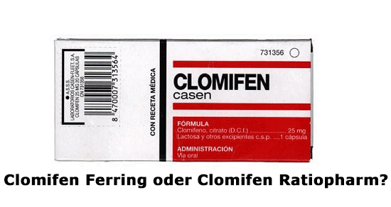 Clomifen Ferring oder Clomifen Ratiopharm